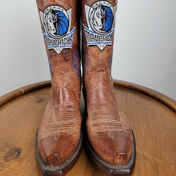 Brand new Lucchese NBA Dallas Mavericks boots Women 8.5B - Picture 1 of 7